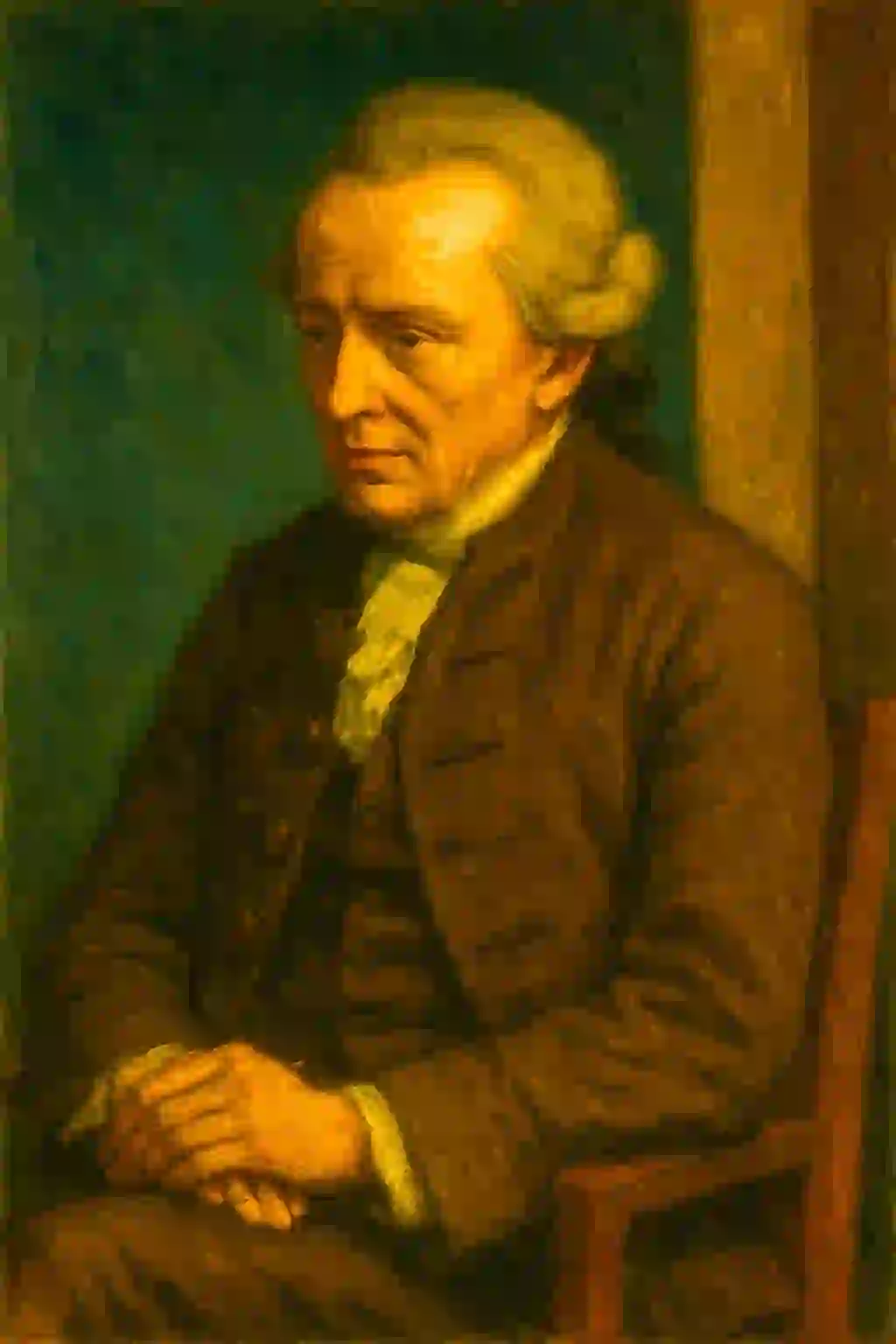 Portrait Immanuel Kant im Hopper-Stil
