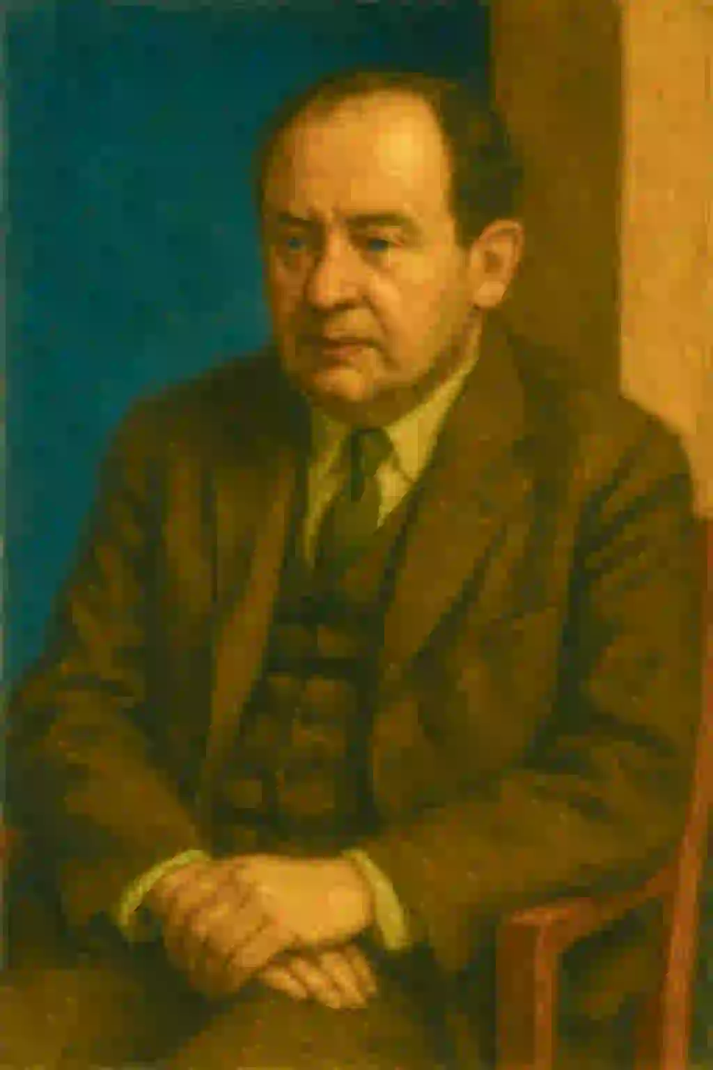 Portrait John von Neumann im Hopper-Stil